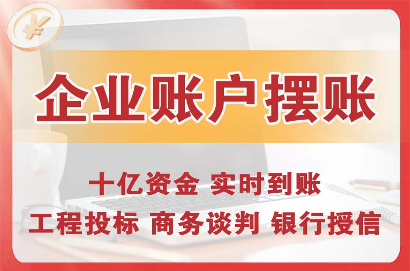 陇南企业账户摆账